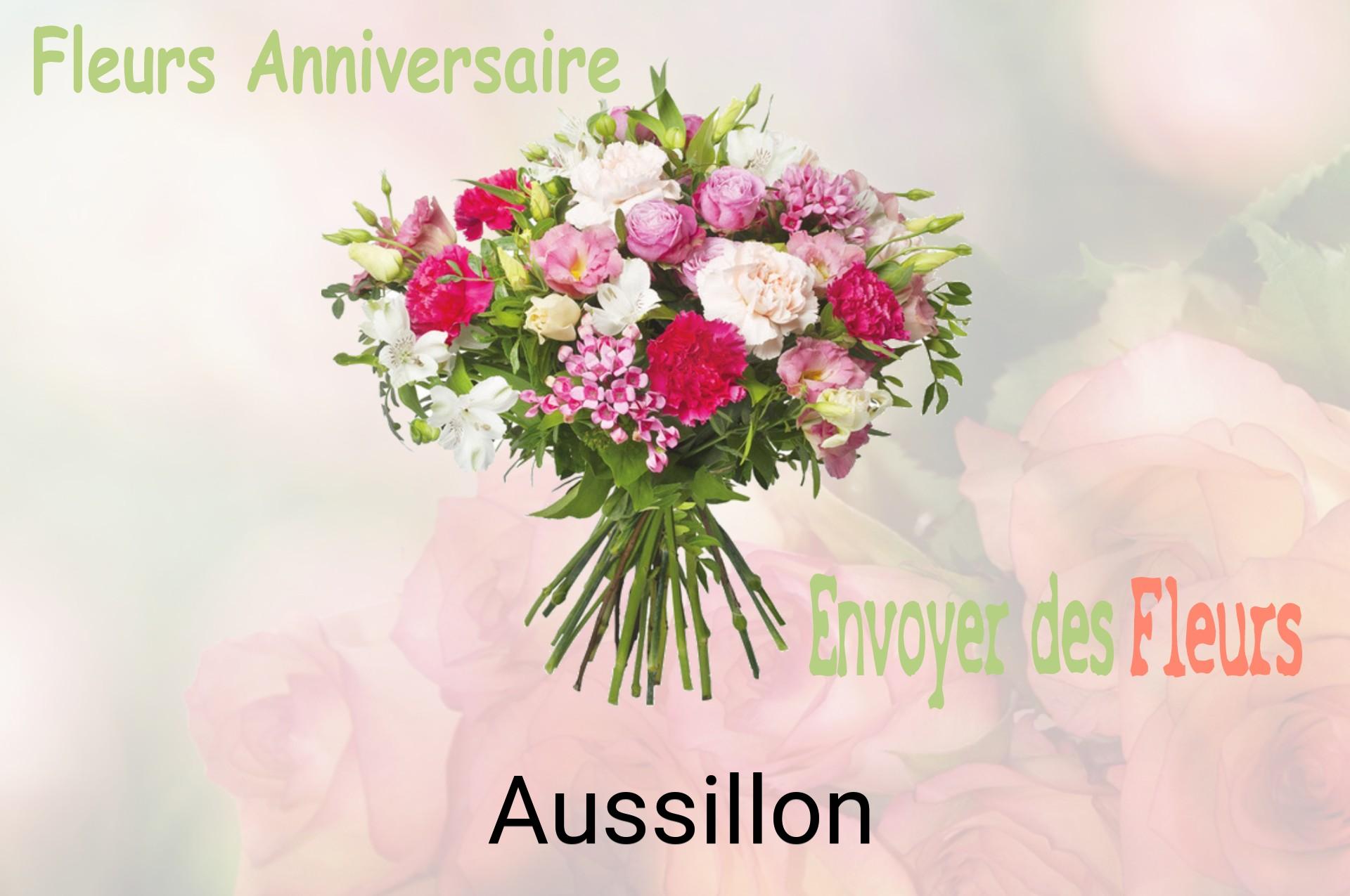 Bouquet de fleurs d’anniversaire livré à Aussillon